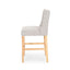 Vienna - Contemporary Fabric Tufted & Wingback Counter Stools (Set of 2)