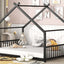 Metal House Bed