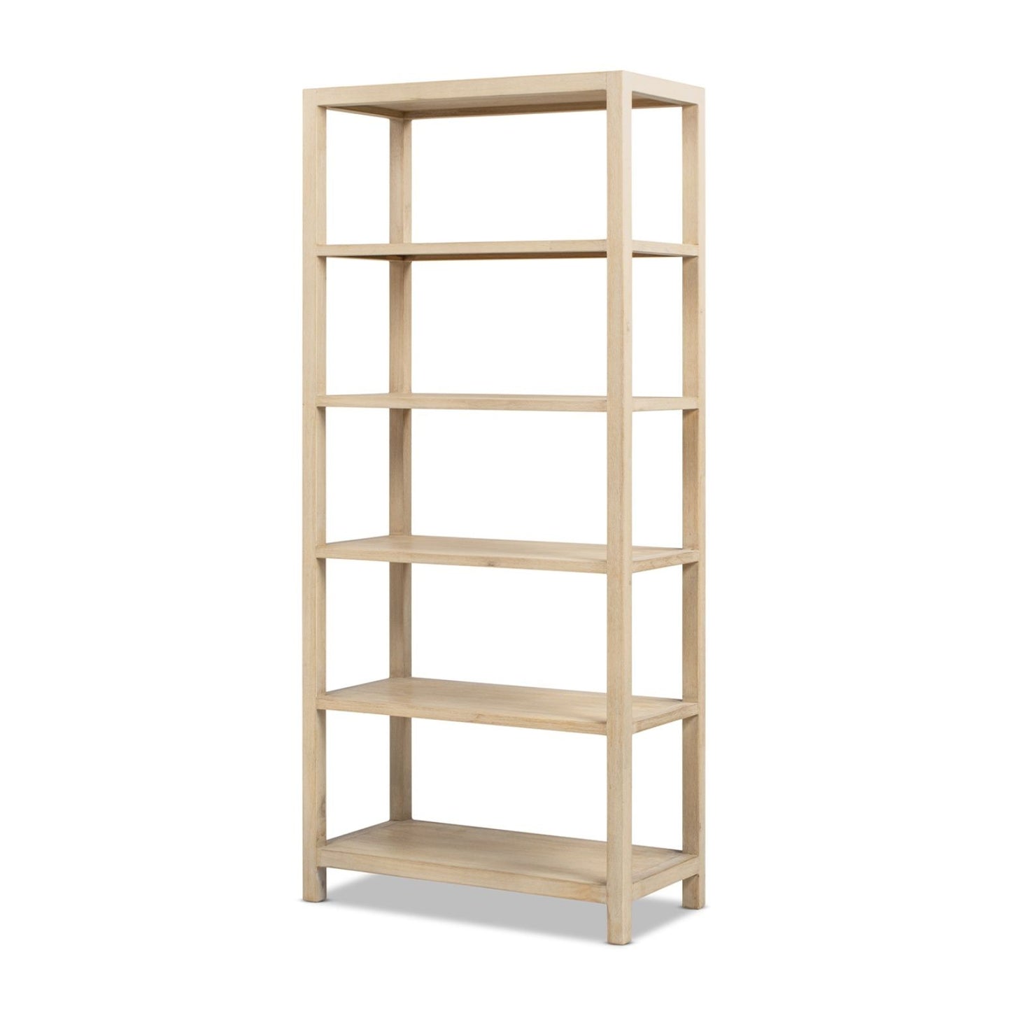 Ellis - 5 Shelf Open Frame Bookcase - Natural