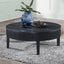 Tate - Round One Drawer Coffee Table - Black