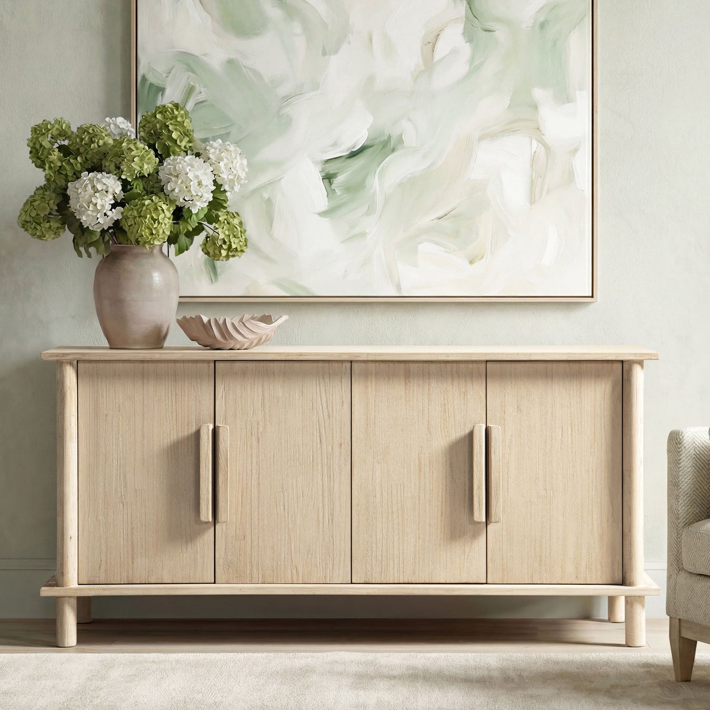 Milo - 4 Door Sideboard - Natural