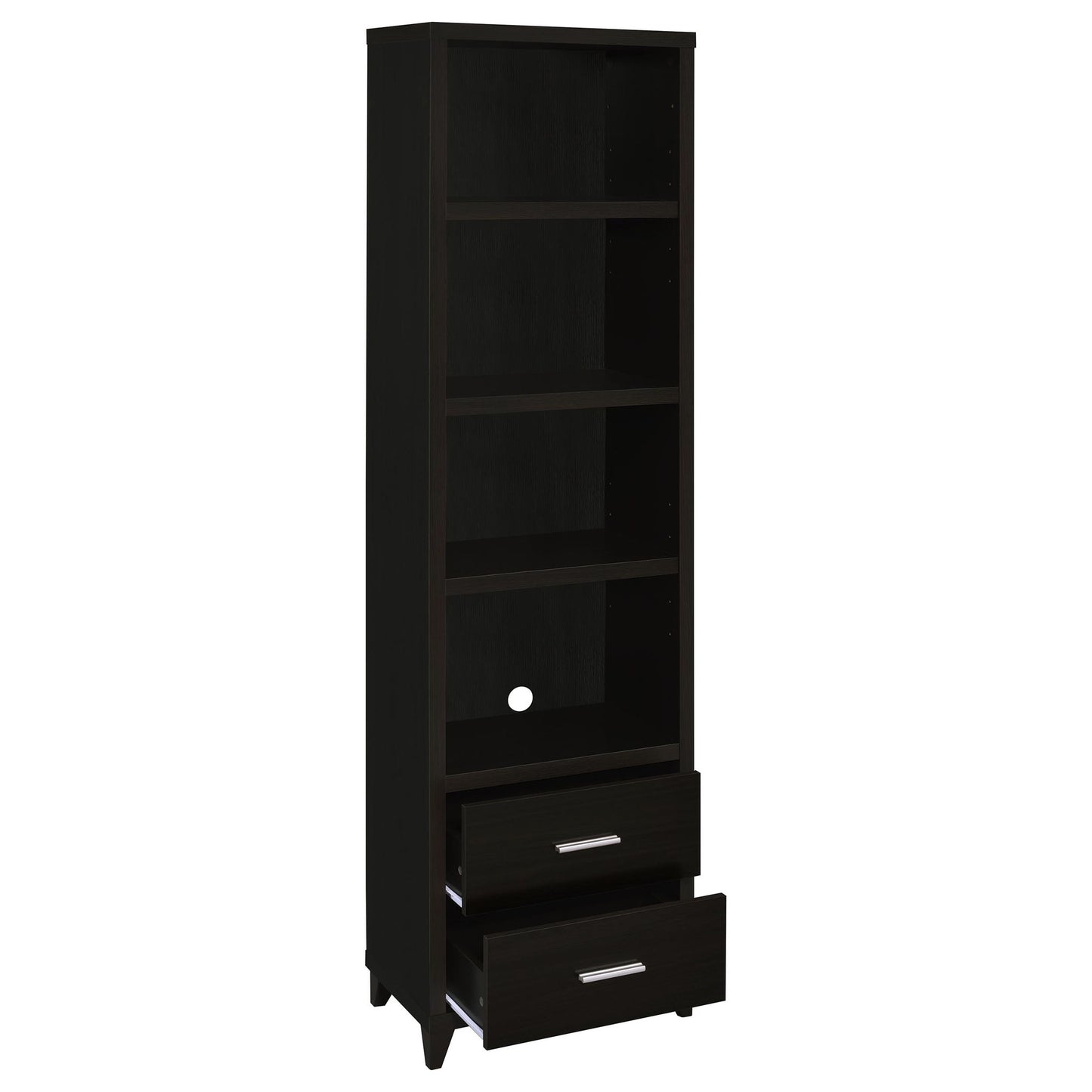 Barnaby - 4 Piece Rectangular Entertainment Center - Cappuccino