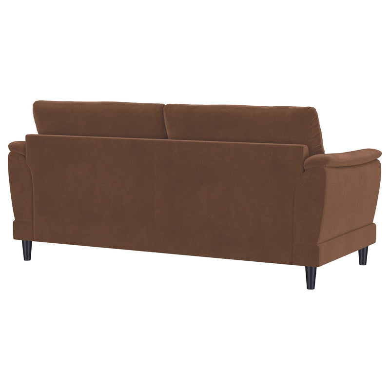 Dania - Sofa With Tufted Arms - Rust