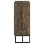 Sager - 4 Shelf Accent Cabinet - Oak