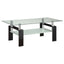 Moriah - 1 Shelf Rectangular Coffee Table - Black