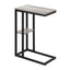 Accent Table, C - Shaped, Marble Look Contemporary & Modern Convenient Design