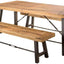 Catriona - 3 Piece Wood Outdoor Dining Set - Teak