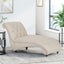 Chaise Lounge With Button Tufted Diamon Stitch