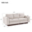 Modern 3 Seater Sofa, Living Room Couch