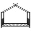 Metal House Platform Bed With Modern Design And Durable Frame