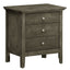 3 Drawer Nightstand & Dove Tailed Drawers
