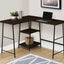 Computer Desk, Home Office, Corner, Storage Shelves, L Shape, Work, Laptop, Contemporary, Modern