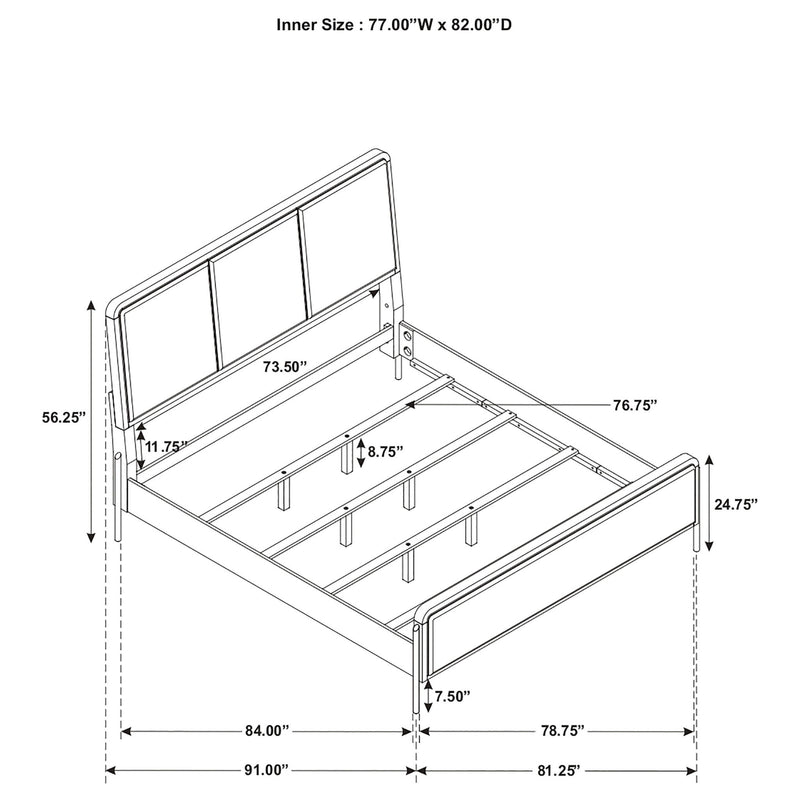 Benson - Eastern King Bedroom 4 Piece Set - Sand