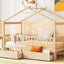 House Bed With 2 Drawers
