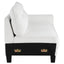 Granholm - Upholstered Curved Arm Sectional Sofa - White