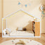 Bed House Frame With Shelves And Lights