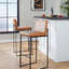 Fuji - Contemporary High Back Barstool Elegant Design
