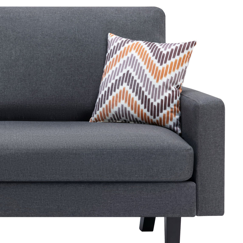 Bahamas - Minimalistic Sofa With 2 Throw Pillows