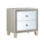 Sliverfluff - Mirrored Nightstand - Champagne