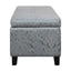 Indoor Storage Ottoman Bench With Hidden Storage - Pattern
