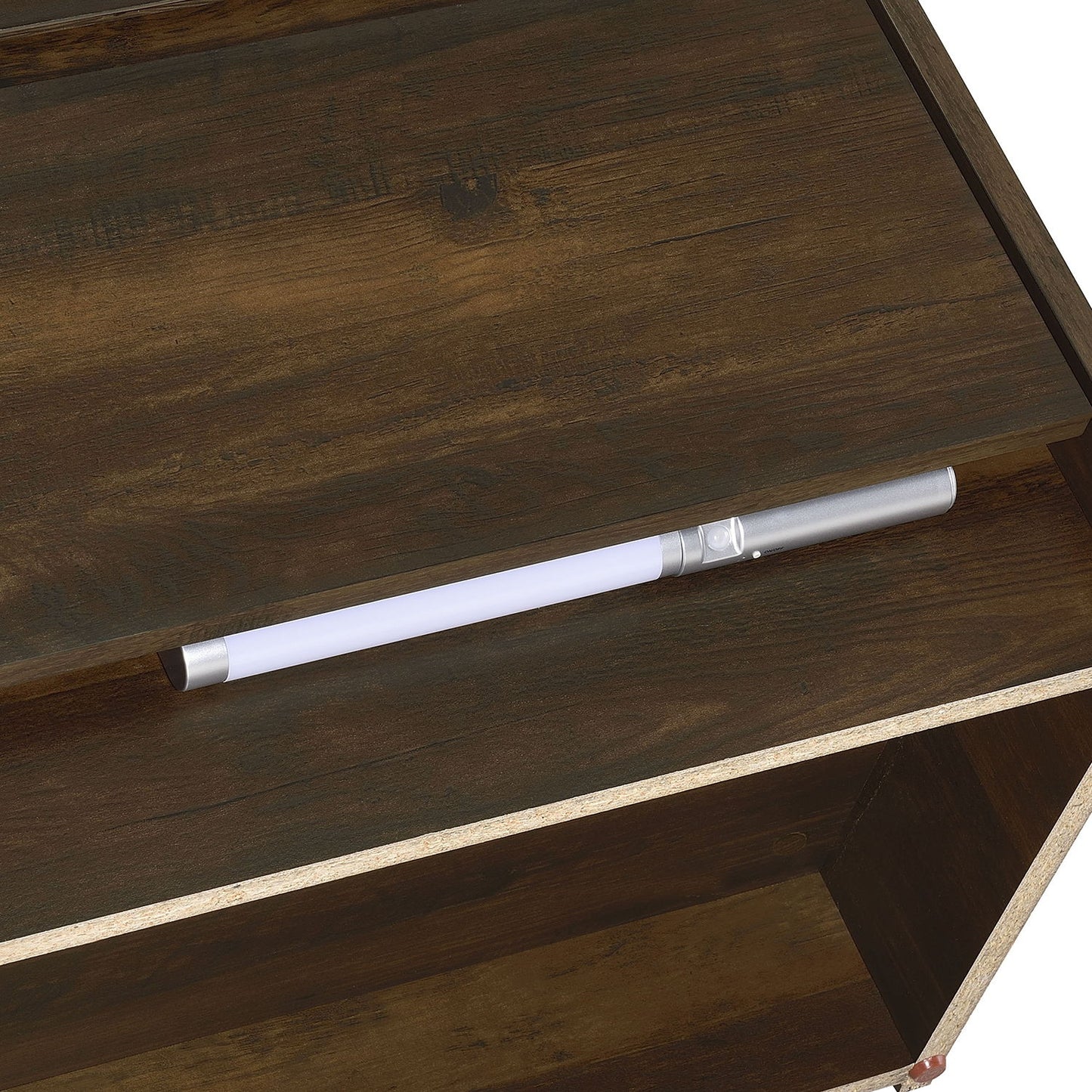 Geary - 2 Drawer Nightstand With LED Lights And USB Charging Ports