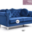 Stylish Flared Arm Loveseat