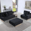 Memphis - Reversible Sectional Sofa Ottoman With Storage Compartment, Drawer, USB ports, Charging Outlets