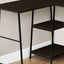 Computer Desk, Home Office, Corner, Storage Shelves, L Shape, Work, Laptop, Contemporary, Modern