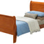 Louis Phillipe - Panel Sleigh Bed