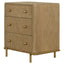 3 Drawer Nightstand With USB Ports - Brown