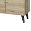 Amidon - TV Stand, With 2 Storage Shelves And 1 Cabinet