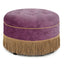 Yolanda - Luxurious Upholstery Round Upholstered Accent Ottoman