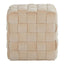 Square Braided Ottoman -