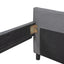 Upholstered Daybed With Two Drawers, Wood Slat Support