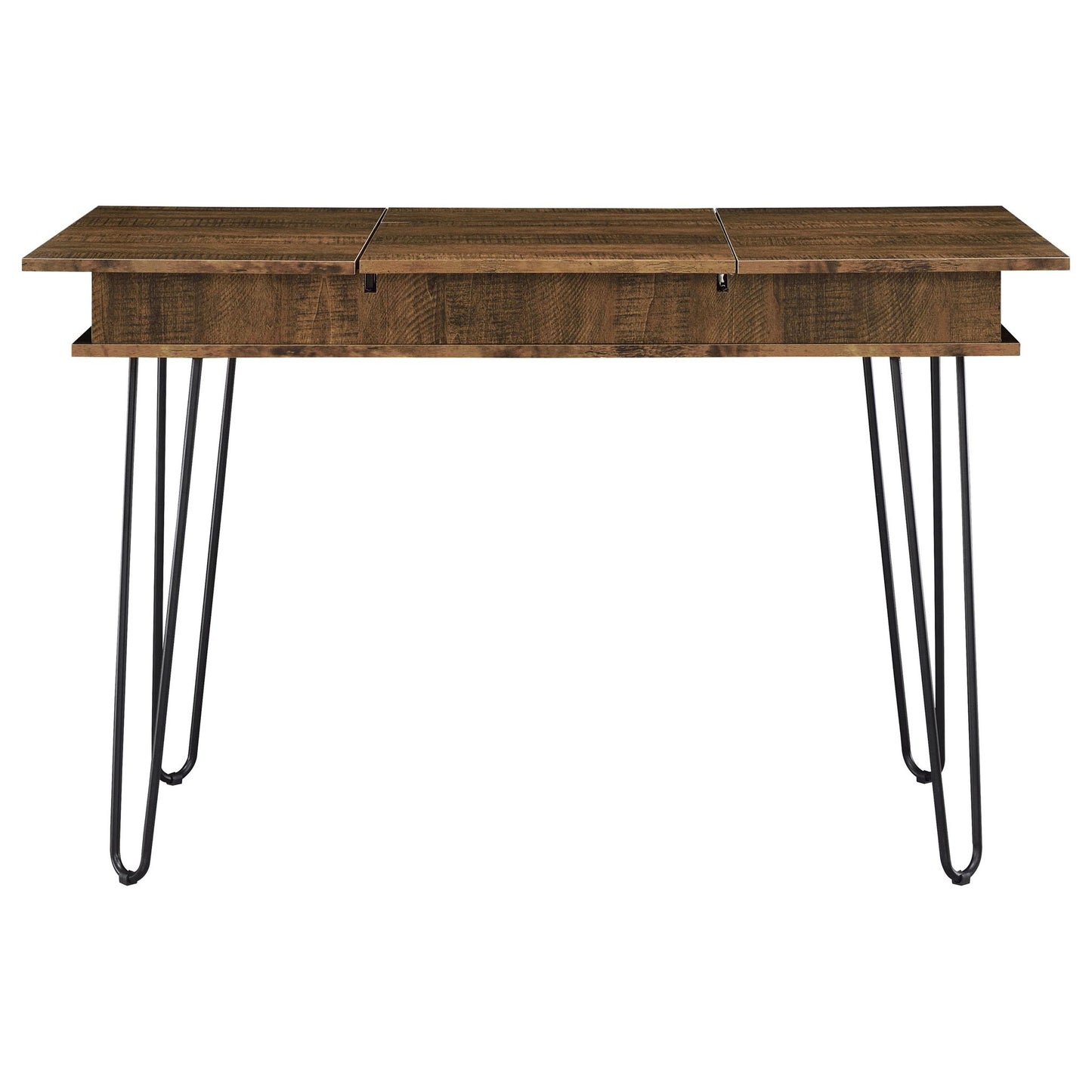 Writing Desk With 4 Hidden Storages - Brown
