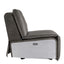 Metier - Power Motion Recliner - Gray / Aluminum