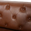 Contemporary 3 Seater Sofa With Tufted Design