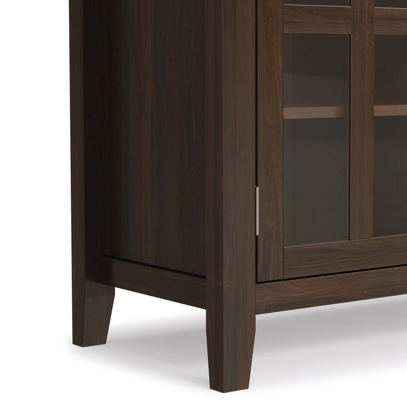 Artisan - Tall TV Media Stand - Natural Aged Brown