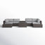 Wicker Sectional Seating Group With Cushions