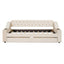 Upholstered Daybed With Storage Armrests And USB Port