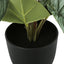13" Tall, Artificial Plant, Epipremnum, Indoor, Faux, Fake, Table, Greenery, Potted, Decorative (Set of 2) - Green / Black