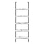 Bookshelf, Bookcase, Etagere, Ladder, 5 Tier, For Office, Marble Look Contemporary & Modern