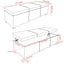 Avalon - Lift Top Rectangular Storage Ottoman - Tanners Brown