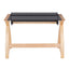 Bentley - Mid-Century Modern Office Desk - Natural / Black