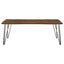 Neve - Sheesham Live Edge Dining Table - Gray