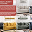 Luxe - Oversized 2 Piece Sectional Couches For Living Room, L Shaped Sofa With Chaise