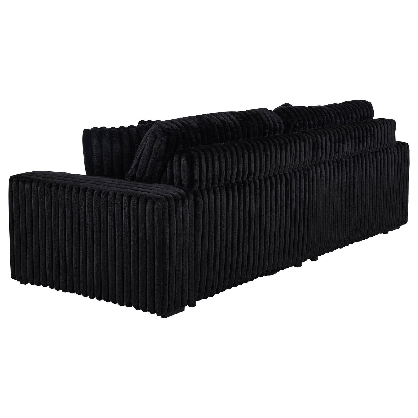 Clifford - Upholstered Dual Power Chaise Sofa - Black