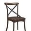 Kaelyn - Metal Side Chair (Set of 2) - Dark Oak
