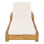 Chaise Lounge With 3 Fold Cushion Set, 3 Position Adjustable Backrest