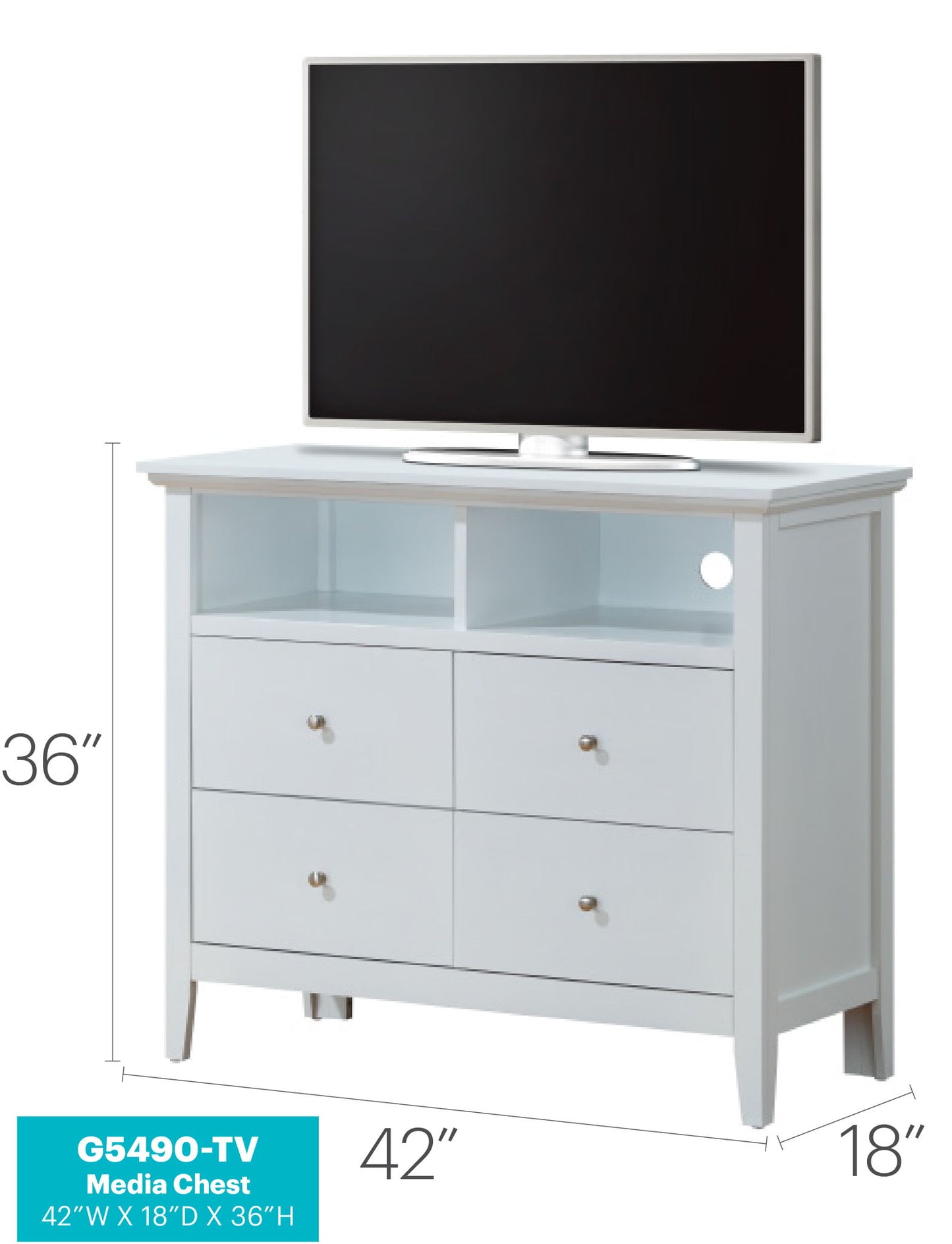 Hammond - Charming Media Chest With Storage